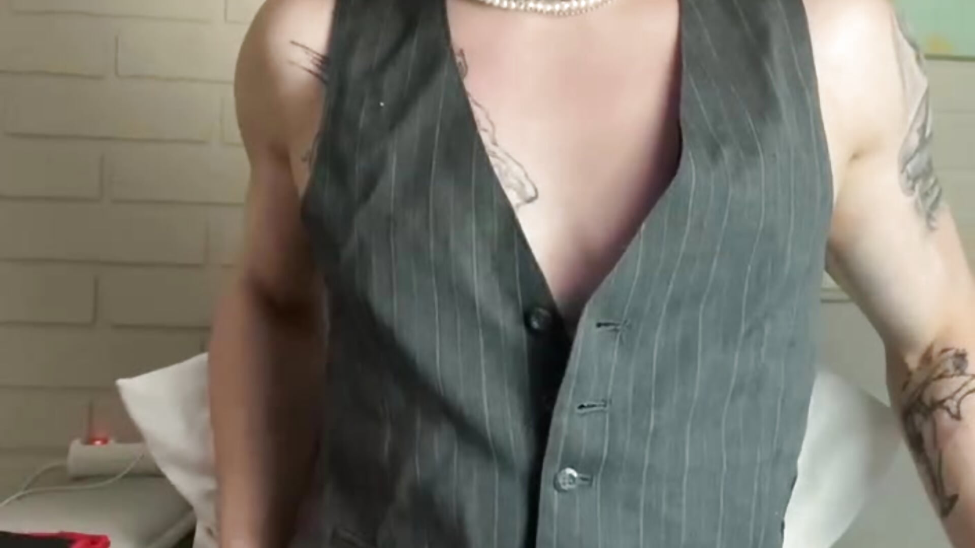 STRIPTEASE AND A LOT OF CUM