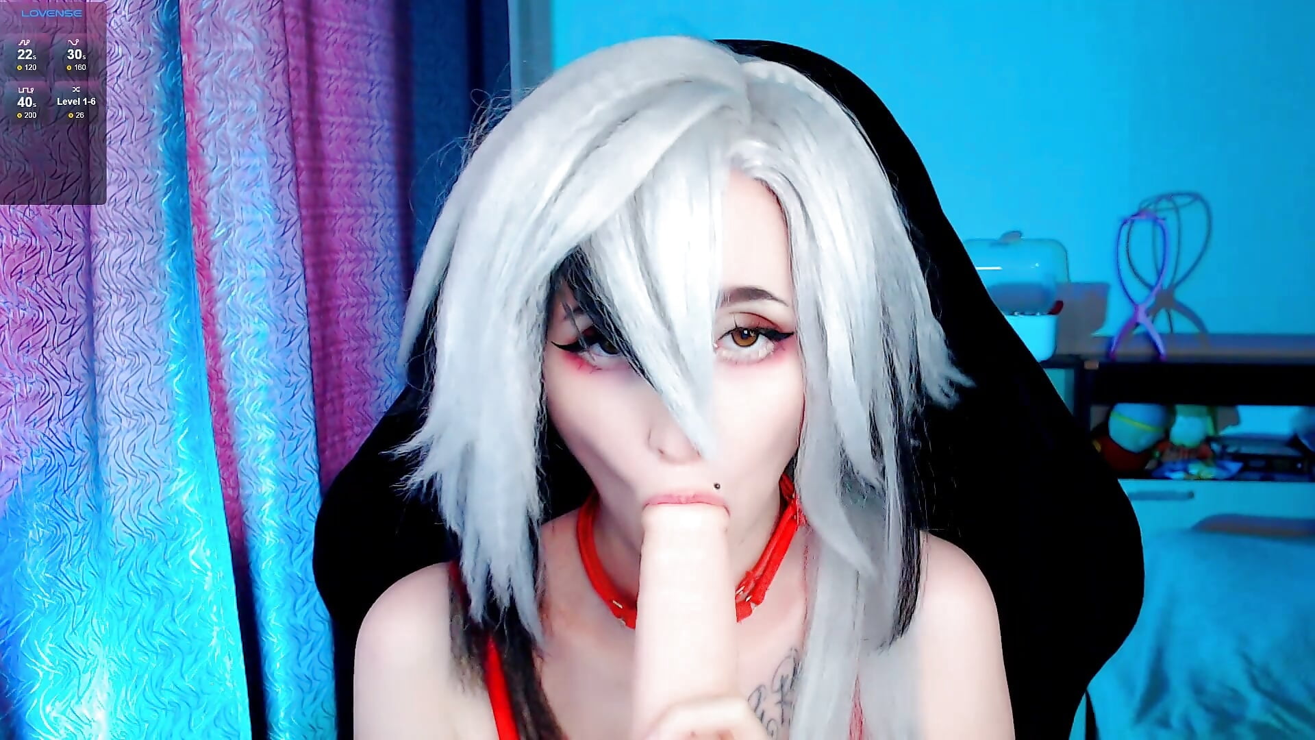 Arlecchino Sloppy Blowjob & Ahegao