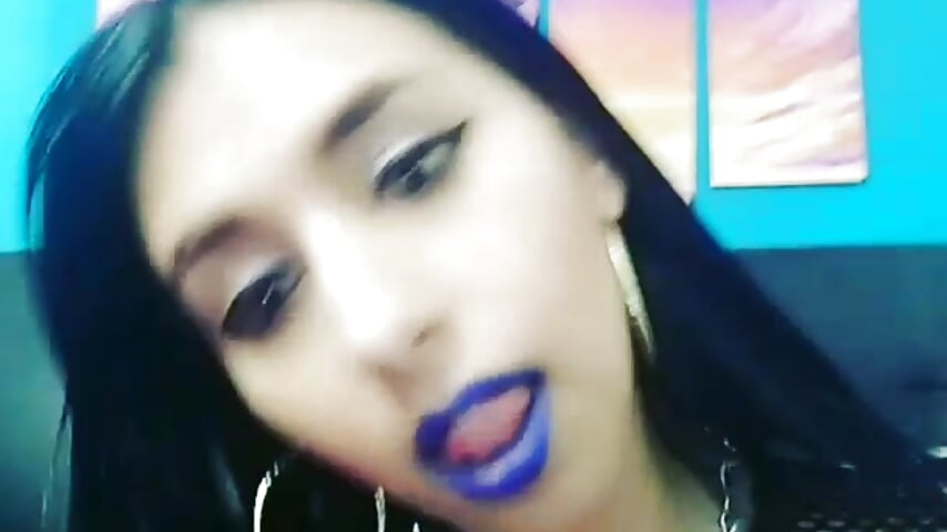 lips purple - video by chell_gh cam model
