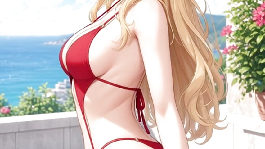 Anime Blonde 1 - video di NikkiBlisss modella di cam
