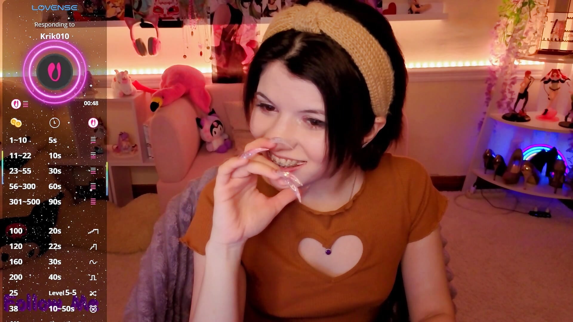 😜 Ahegao 😜 – video od webkamerové modelky Katya_Zaitseva