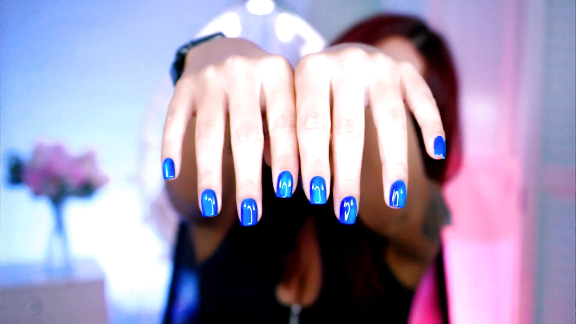blue hypnotic nails🔮 - video av NicoleMun cam-modell