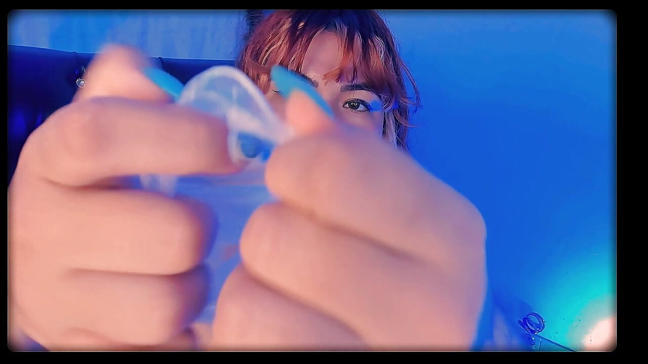 fetish glovez latex +ballons suck, nails - video by Samanta_Bigboos cam model