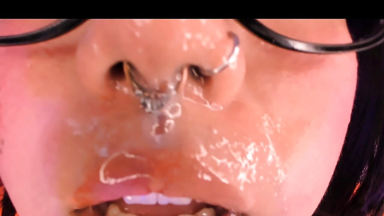 fetish nose, snot,piggynose ahegao