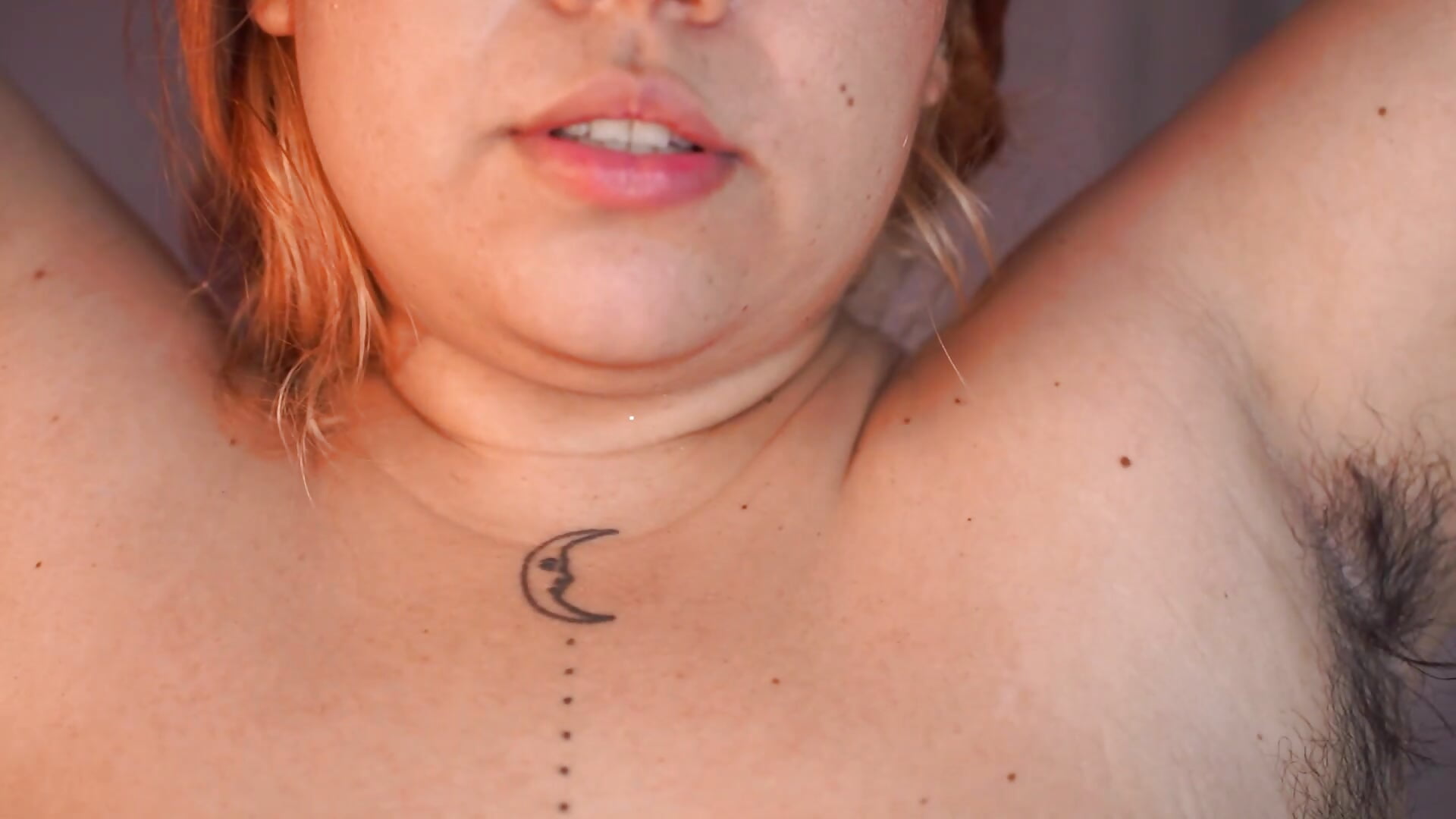 saliva face and cum hairyarmpits - video Samanta_Bigboos kameramallilta