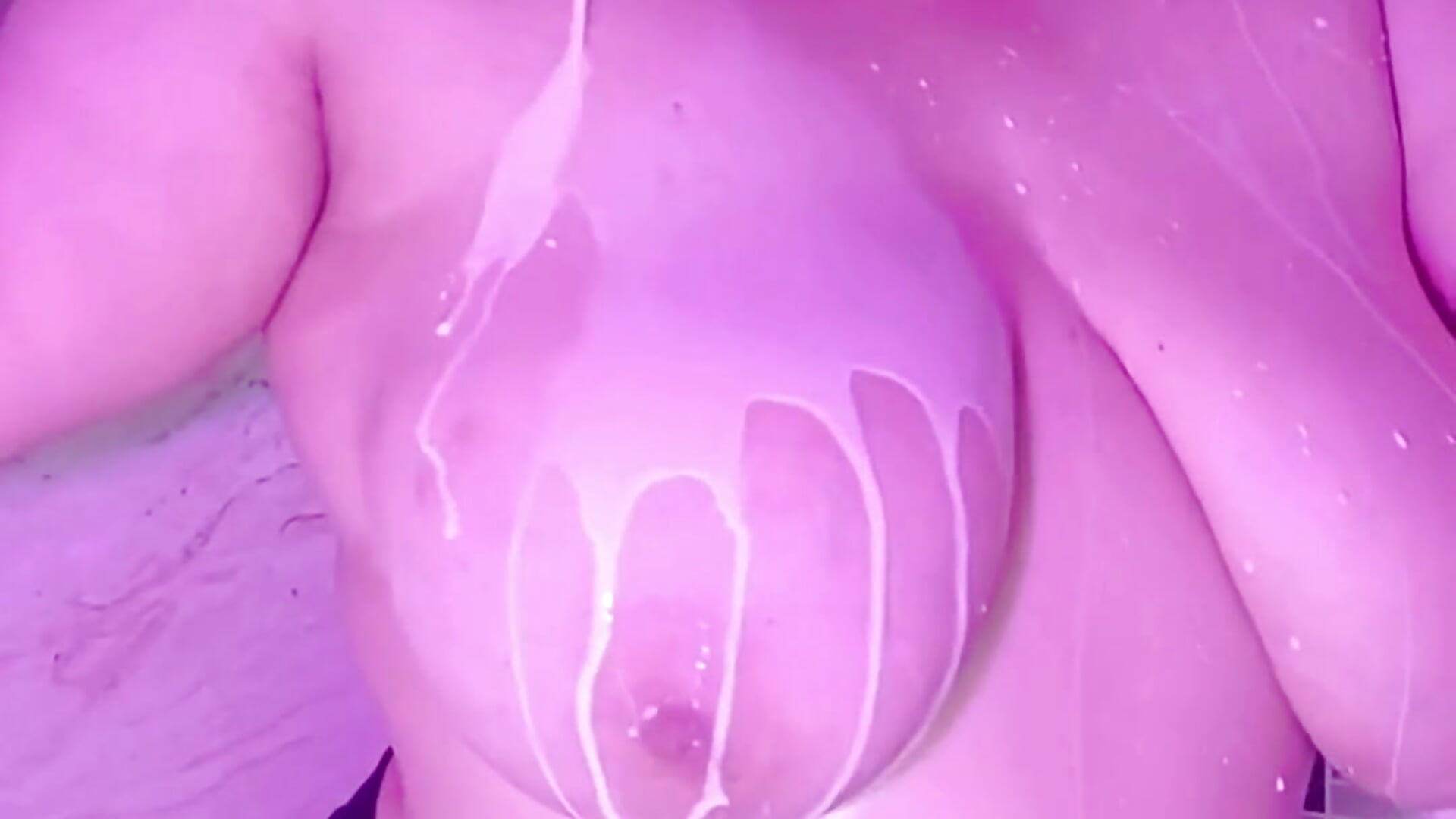 Taking a milk bath