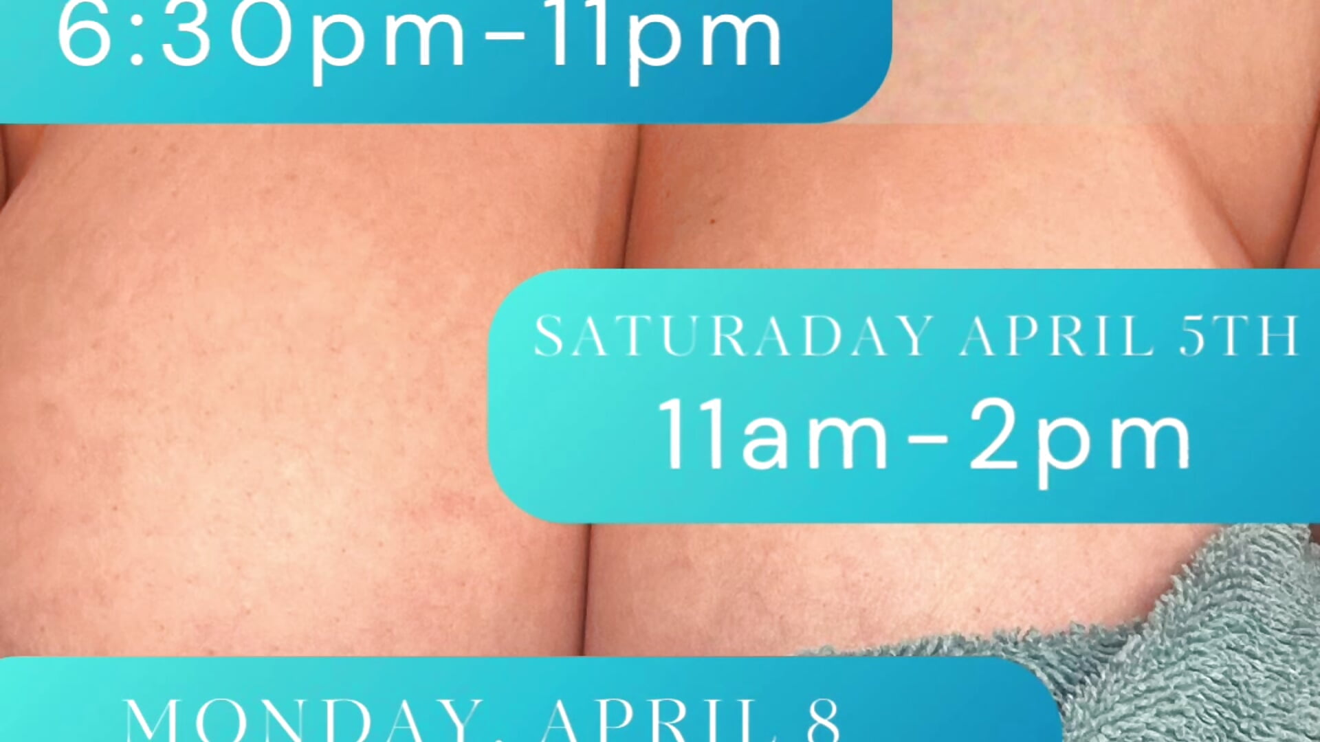 New schedule - video by Kelly_Teal cam model
