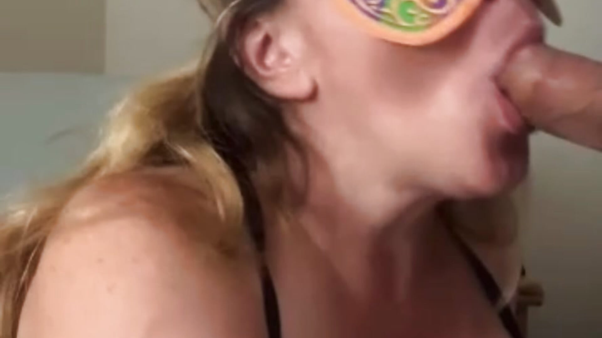 Blowjob cum on face