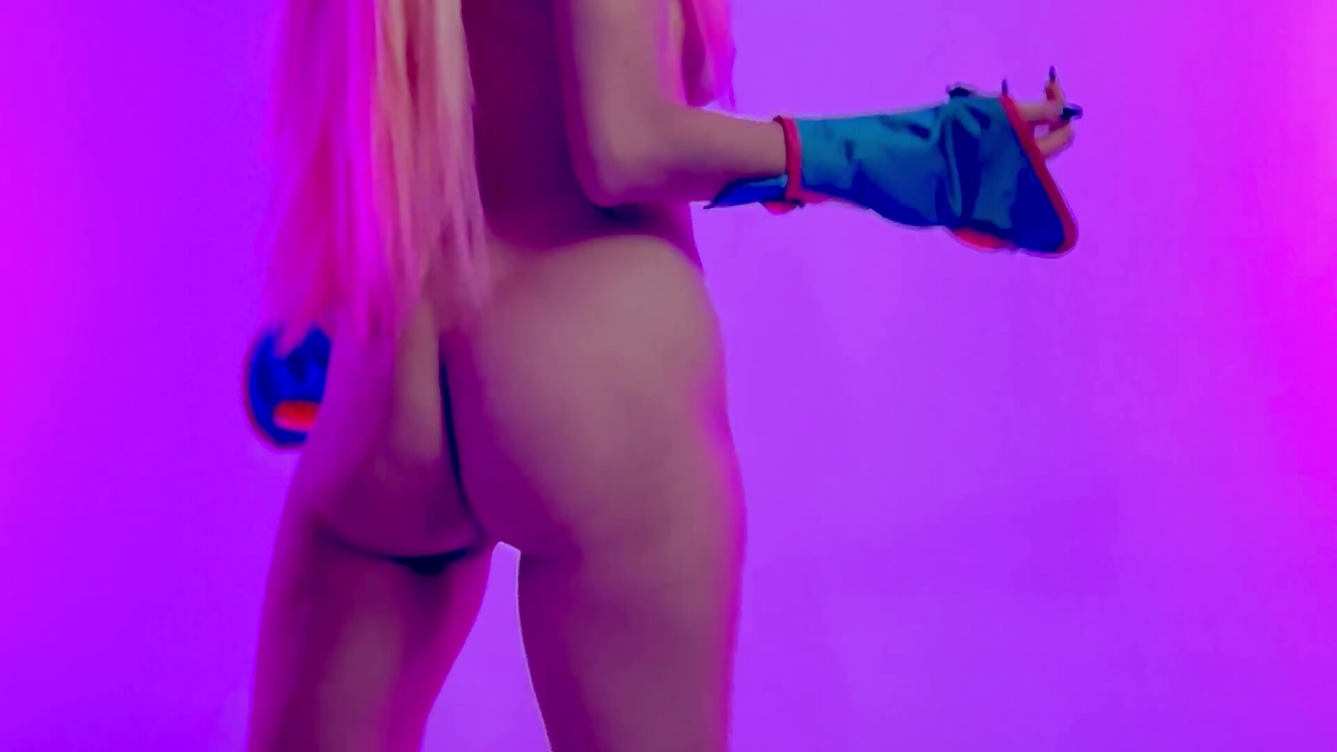 Watch how the Dark Magician Girl moves🍑 - clip cu bellablack27 model videochat