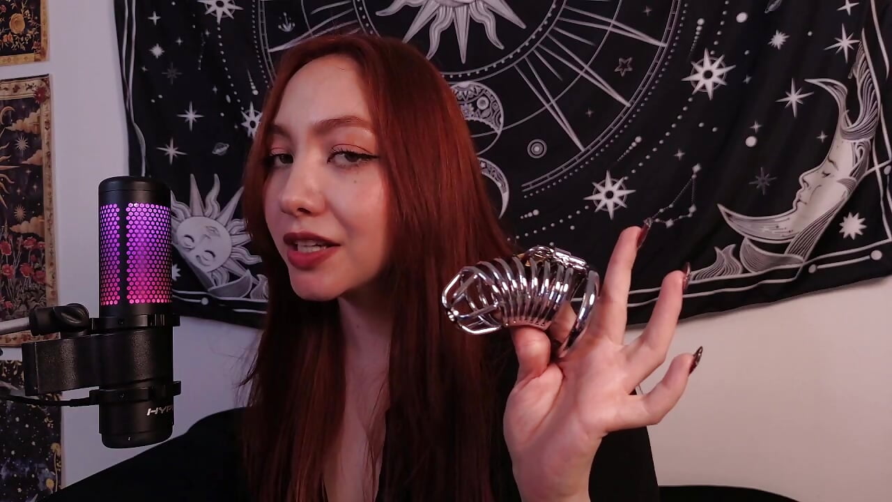 TIME TO BE LOCKED - video by MissVelvet666 cam model