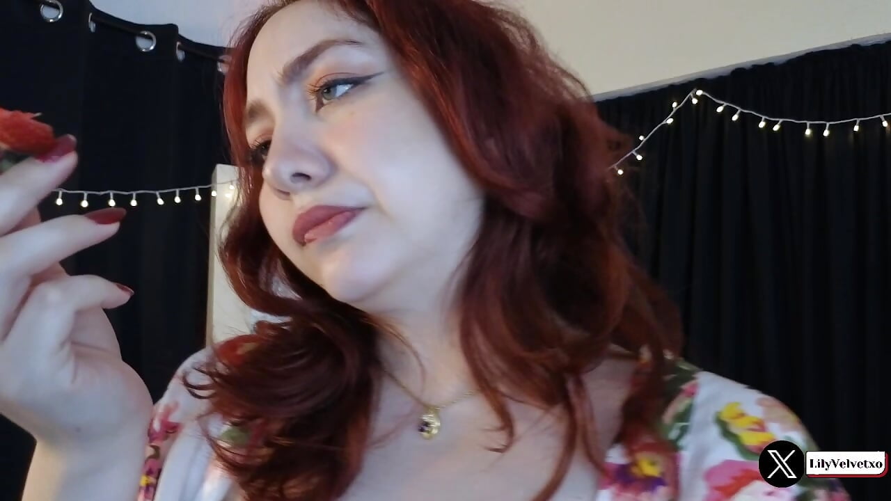 Eating Strawberries, things got spicy