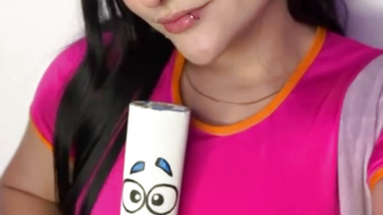 Play with cosplay Dora!🥺 - video by hanna_lee02 cam model