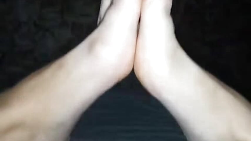 by asks CLEAR toe nails - video by Freya_Milf cam model