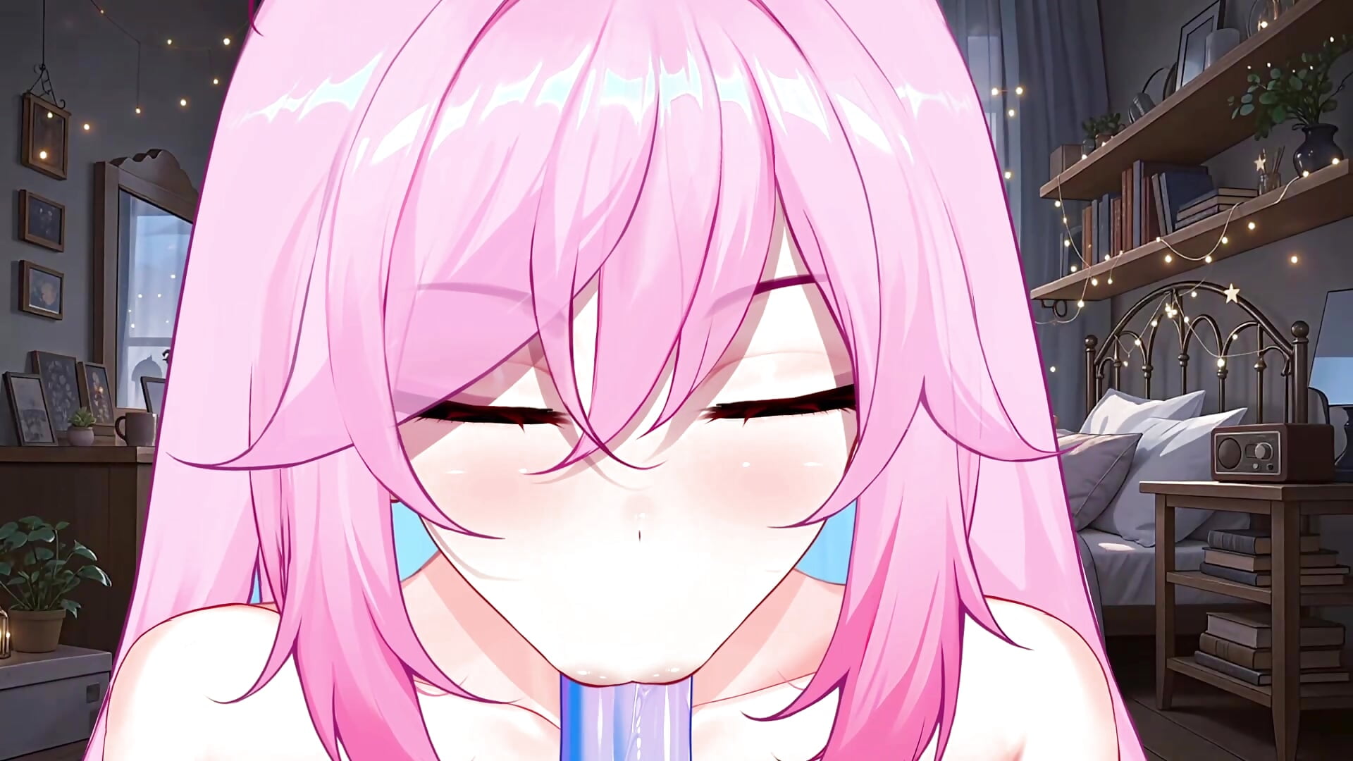 Deep & sloppy ASMR blowjob with a messy facial and ahegao 🍭💋🥵