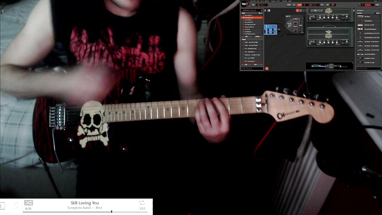 Still Lovin You - Scorpions - Guitar Solo - video by Rocker_Assassin_WASP_FAN cam model