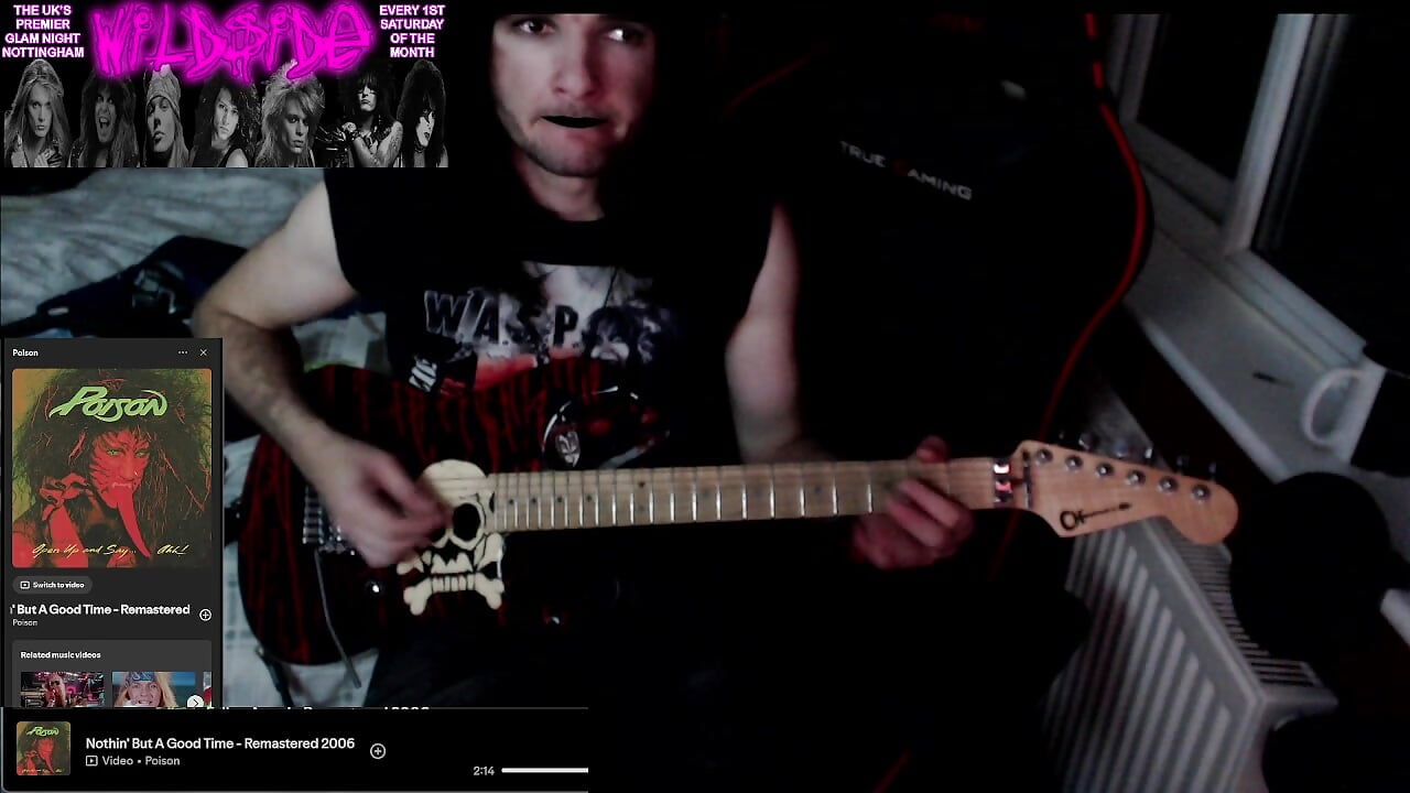 Nothing But A Good Time - Poison - Guitar Solo - video by Rocker_Assassin_WASP_FAN cam model
