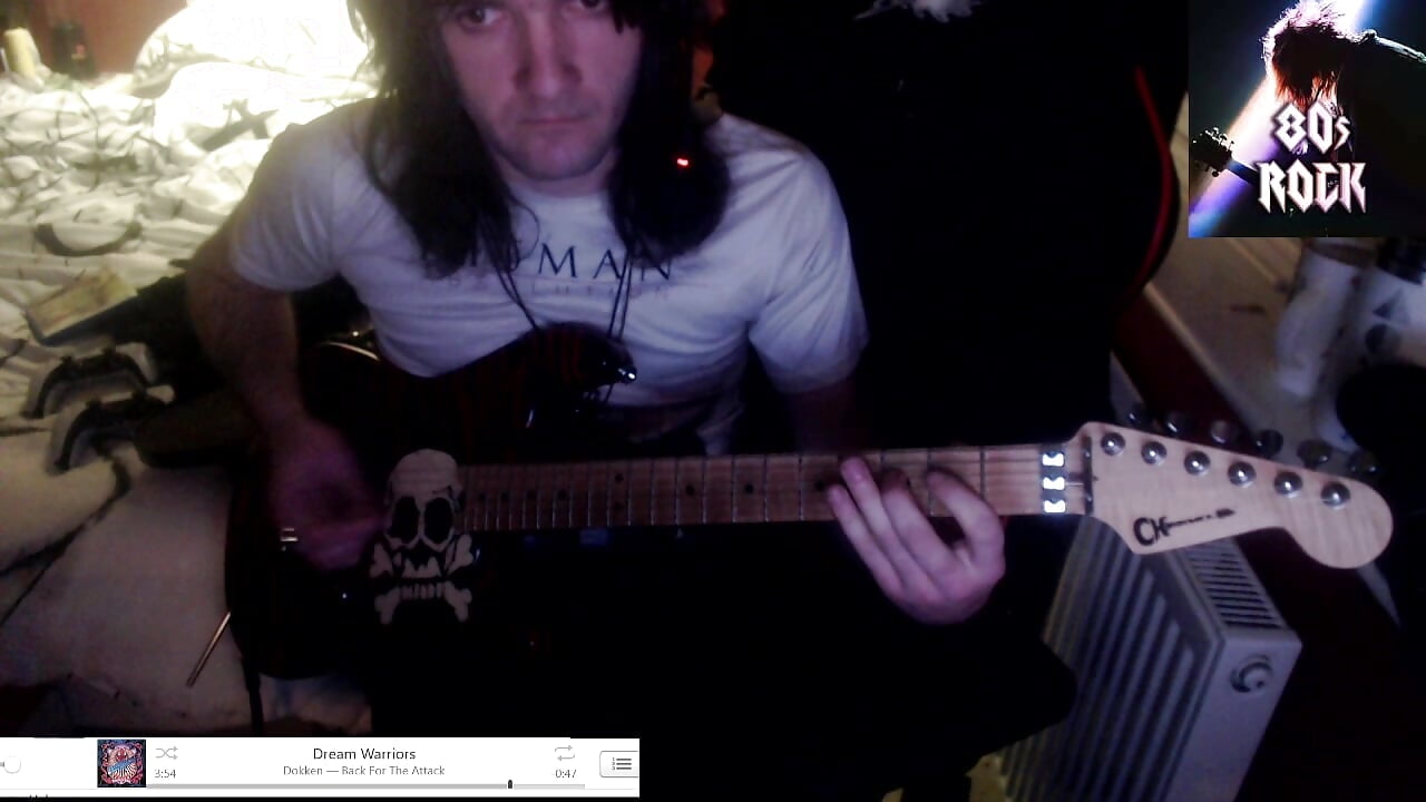 Dream Warriors - Dokken (Guitar Cover) - video by Rocker_Assassin_WASP_FAN cam model