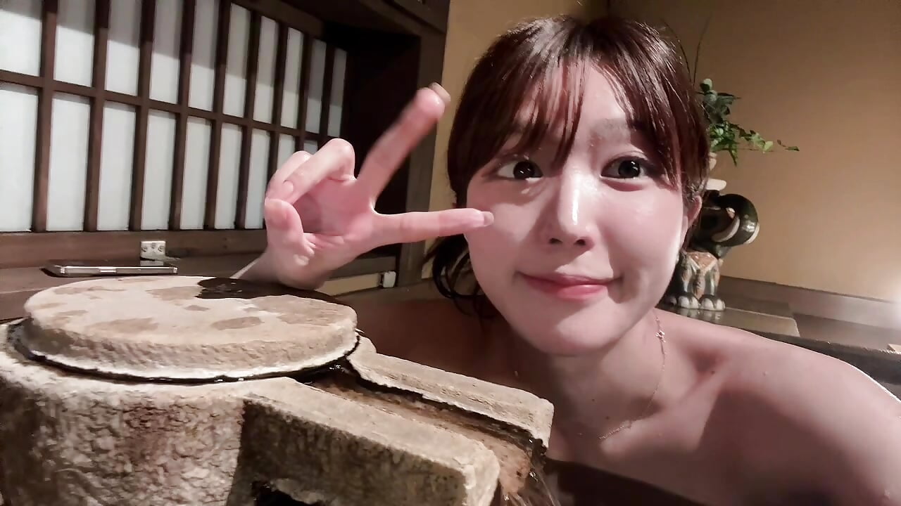 露天風呂動画♨️