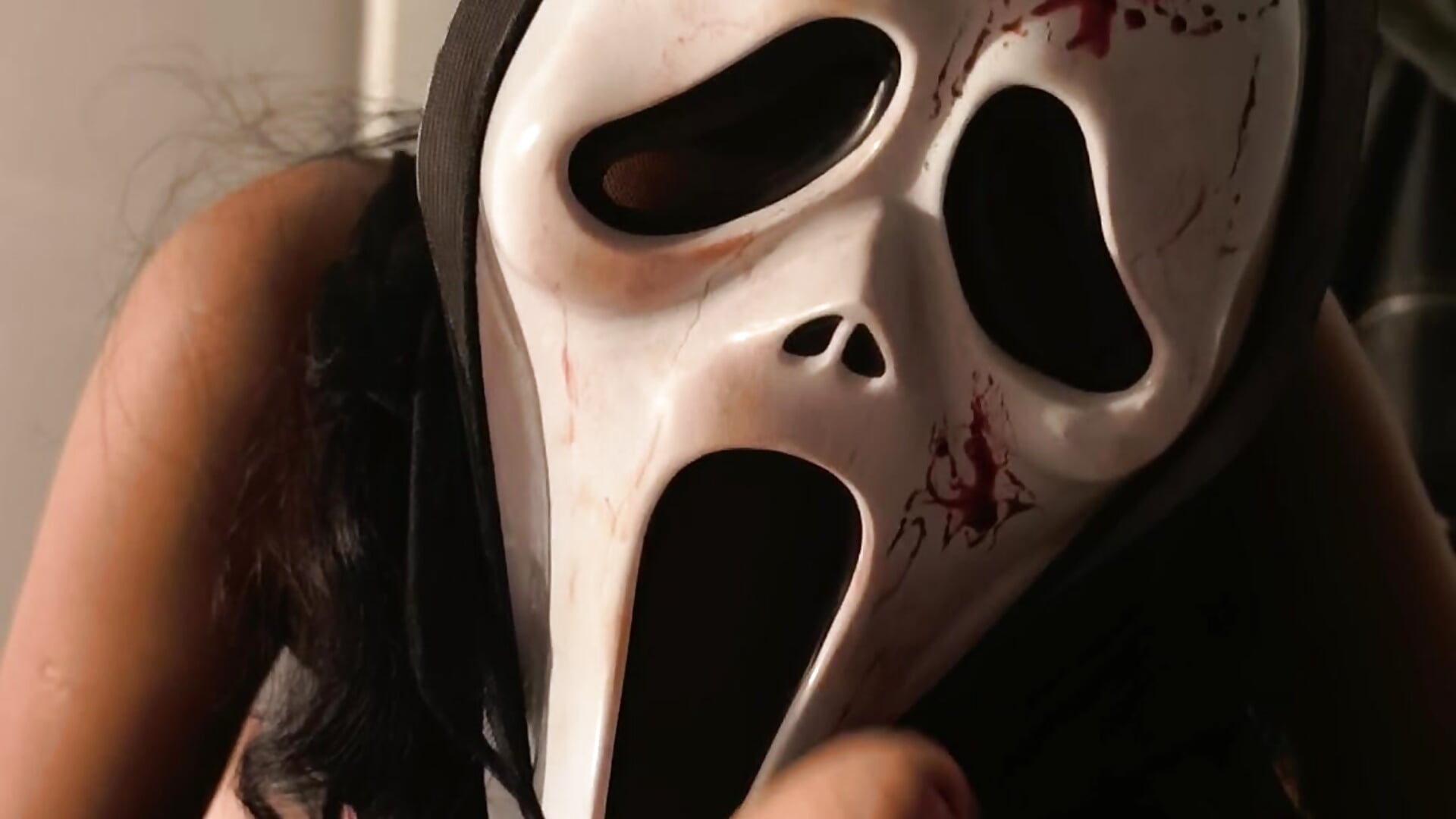 Ghostface gets naughty and gives a hand job