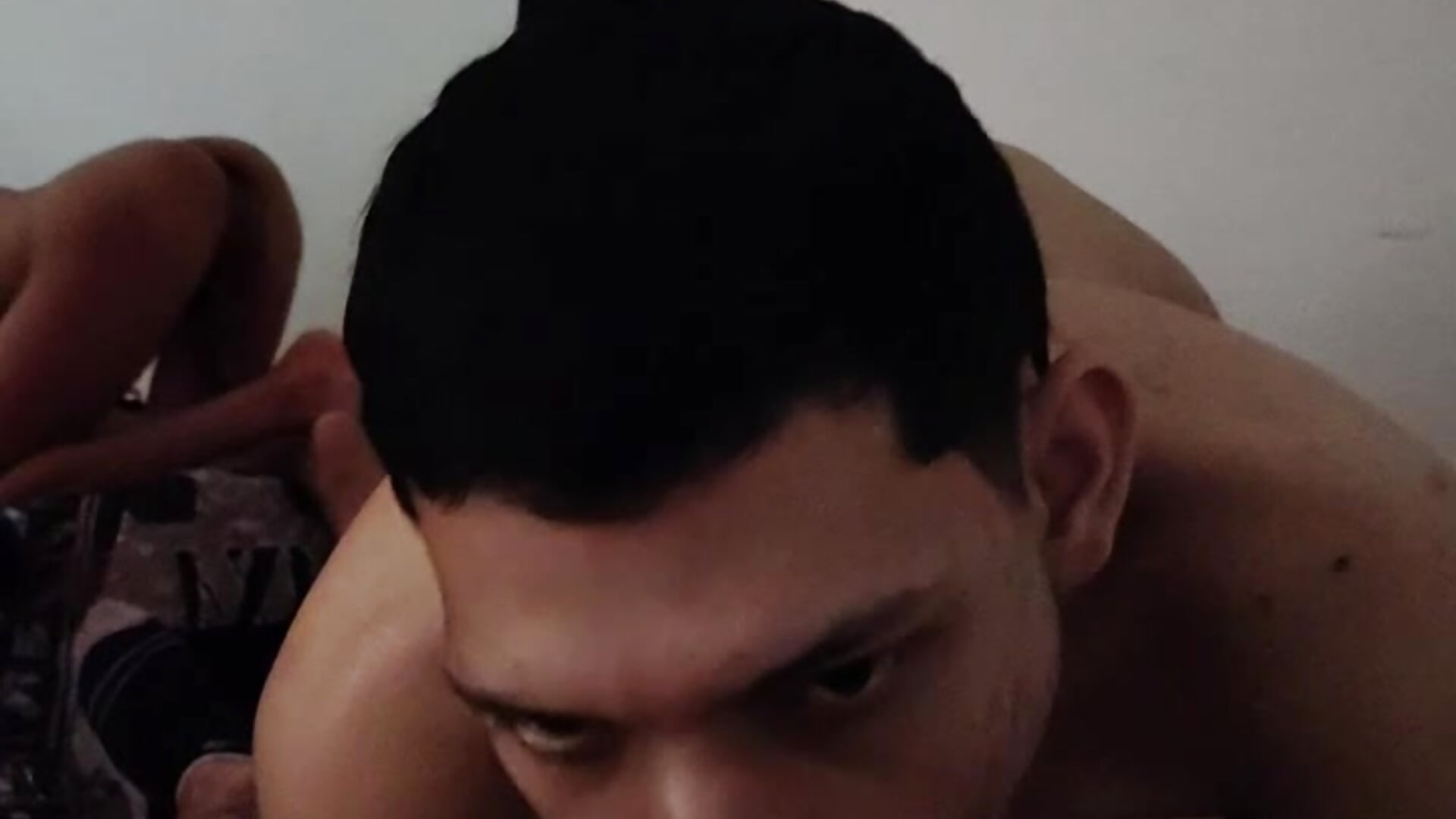 My straight friend turns me into his whore and forces me to suck his cock and lick his toes.