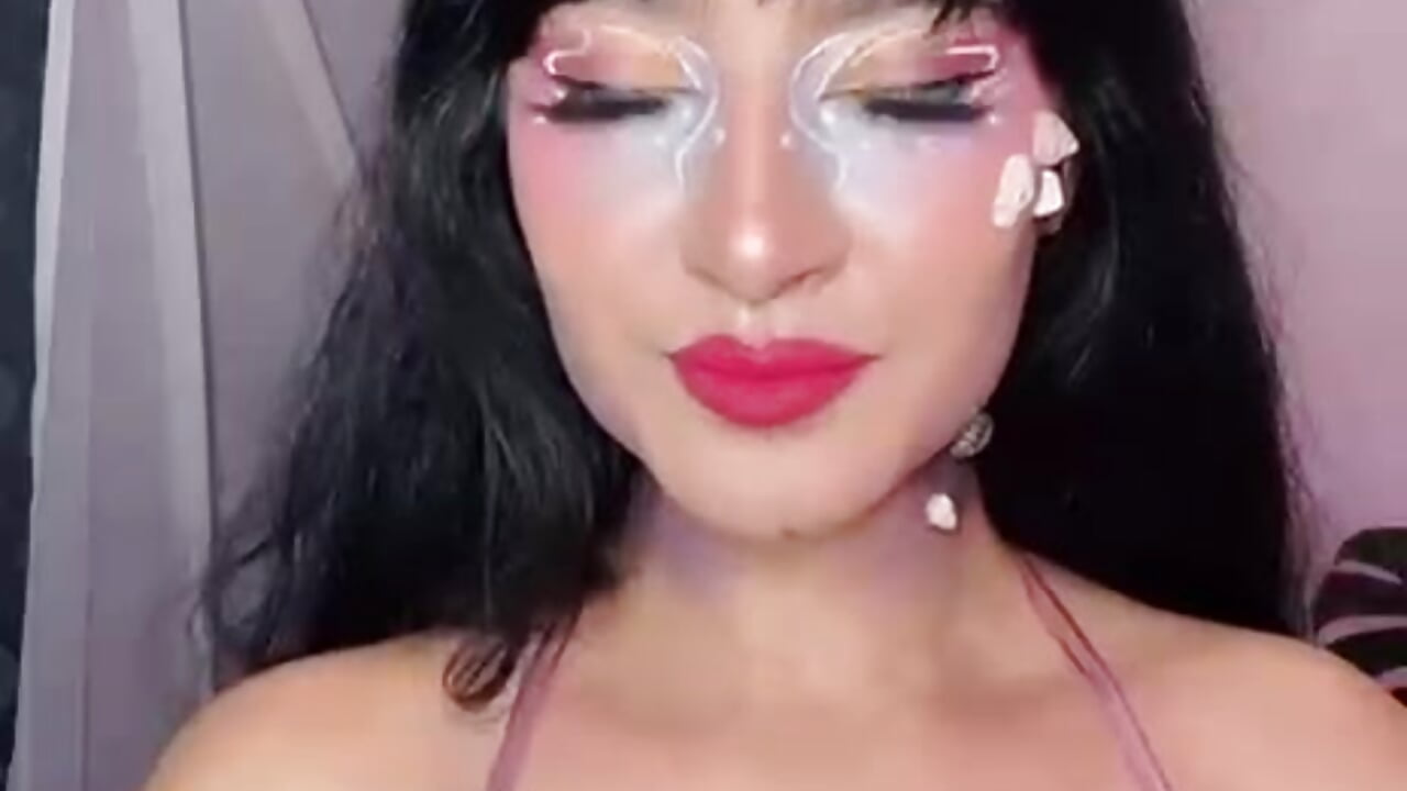 Mermaid makeup for Halloween — filmik Violetta_kim1, modela(-lki) na kamerkach