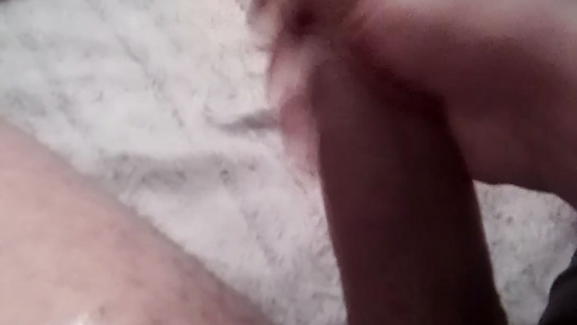 Stroking my dick thinking a fat pussy is creamy on my cock