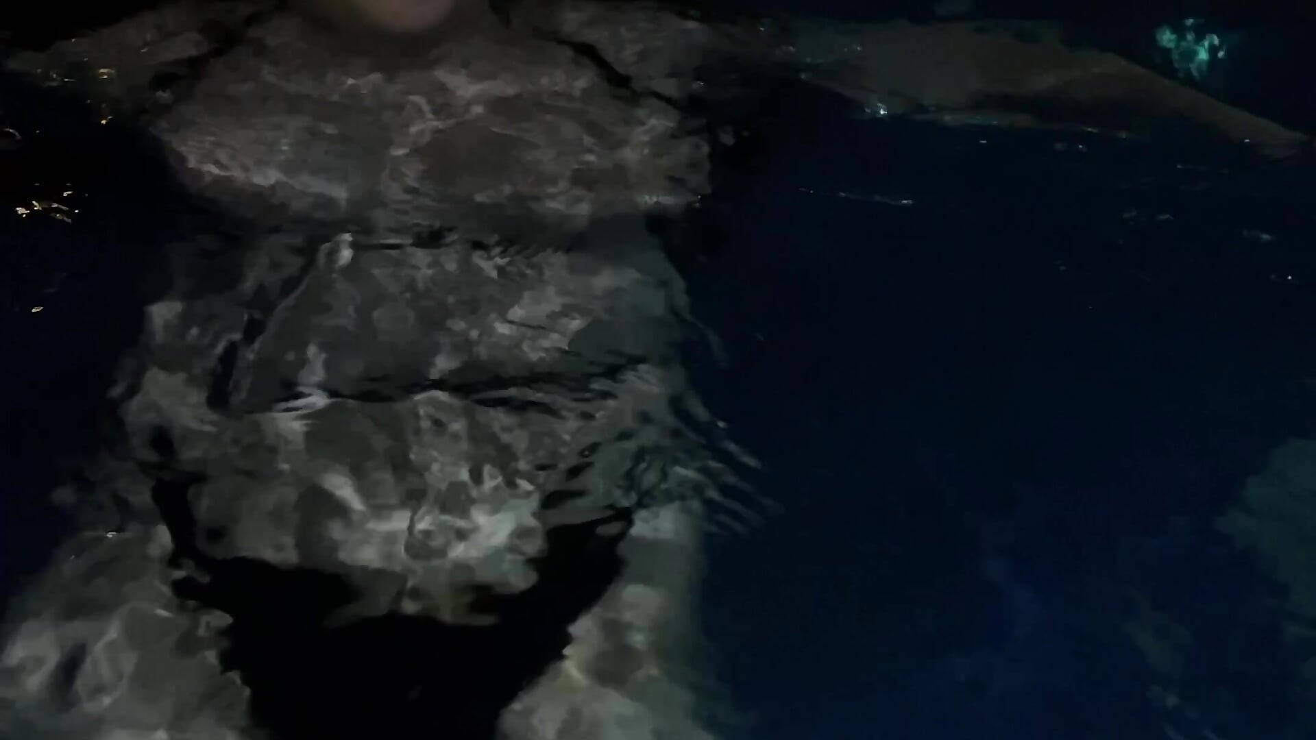 showing my breasts and ass in the public pool