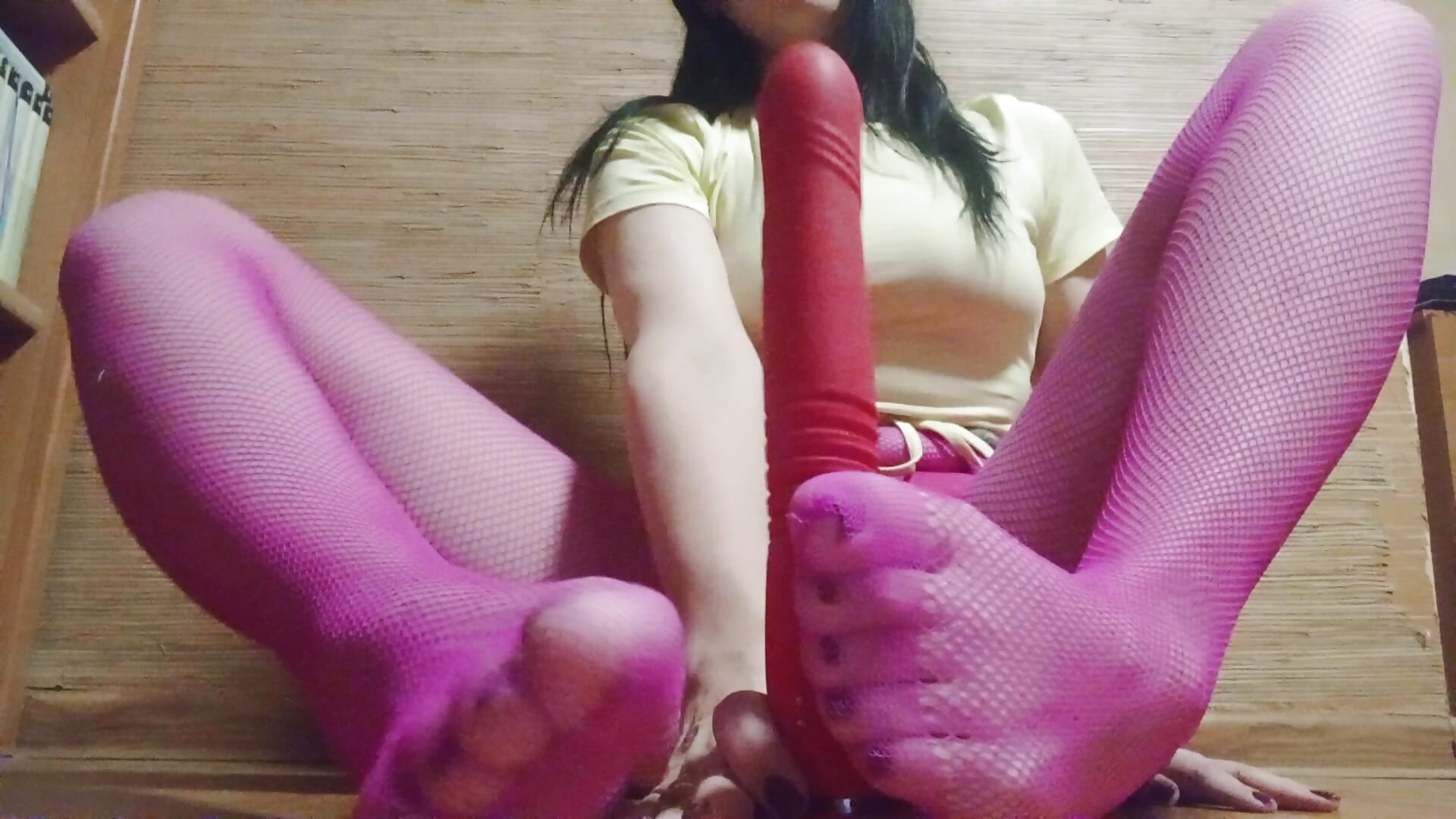 Footjob for my toy