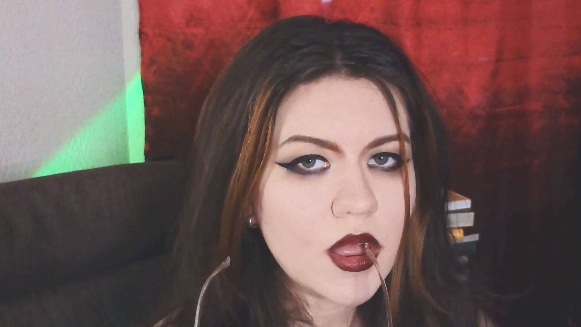 Shy blowjob