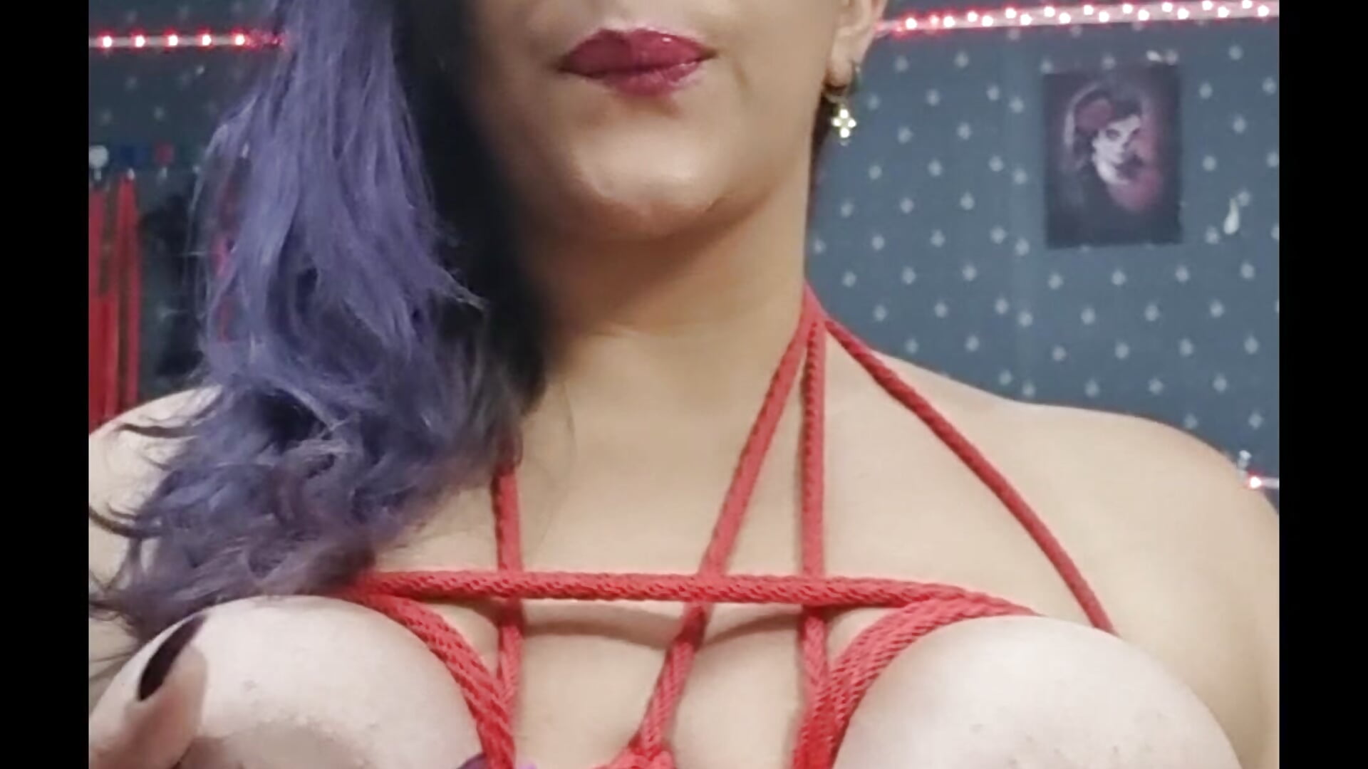 sexy bondage - vidéo du modèle de showcams andreafetishx