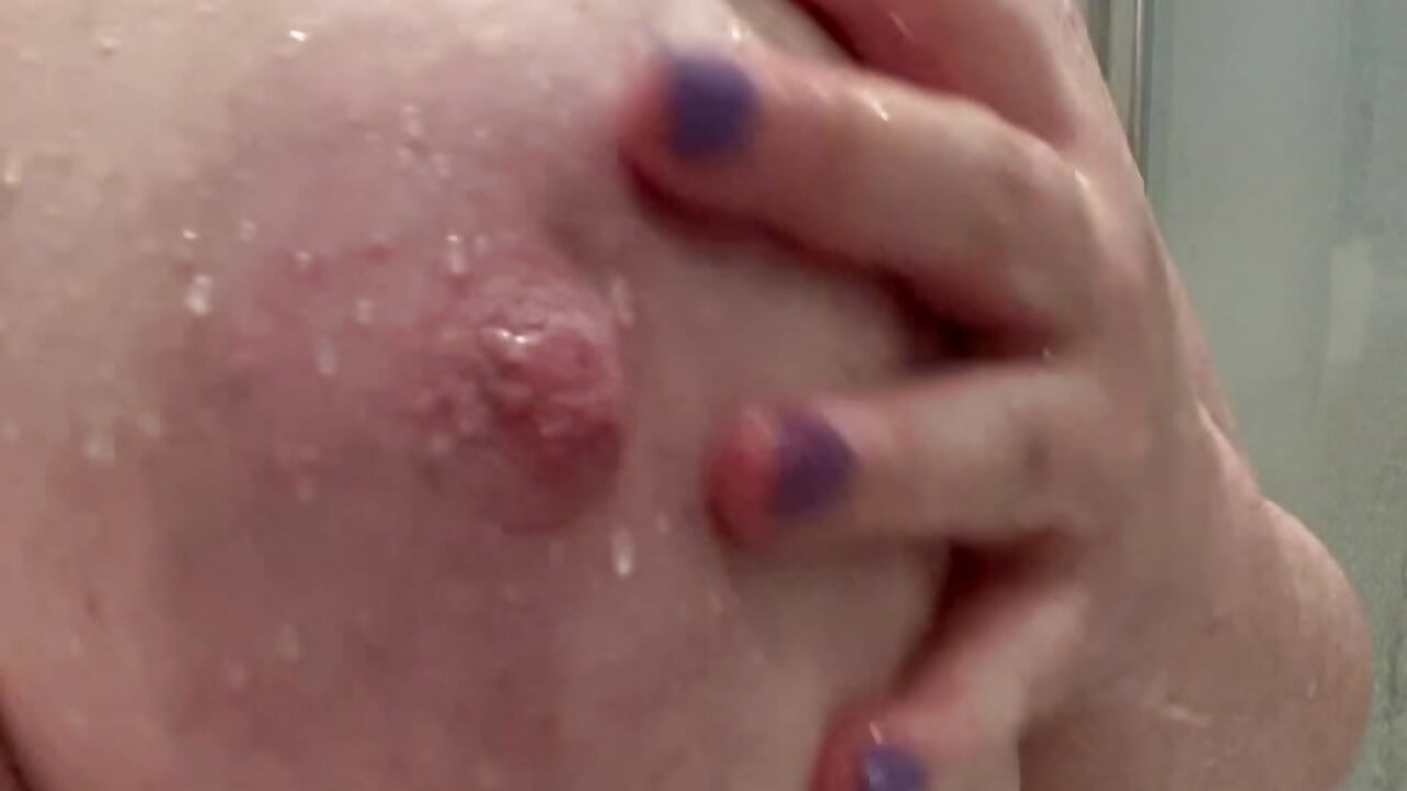 SHOWERING MY TITS