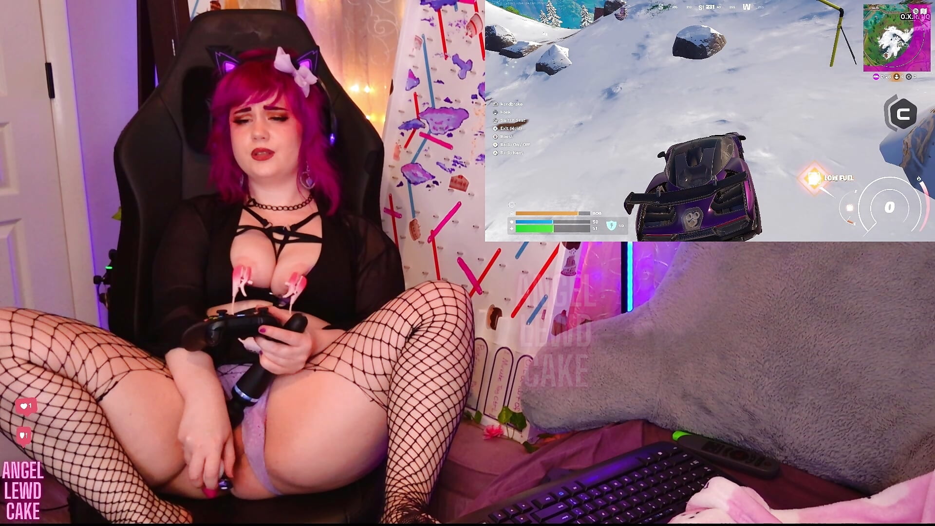 Fortnite Fuck Machine 💙 - video av Angel-Lewd-Cake cam-modell