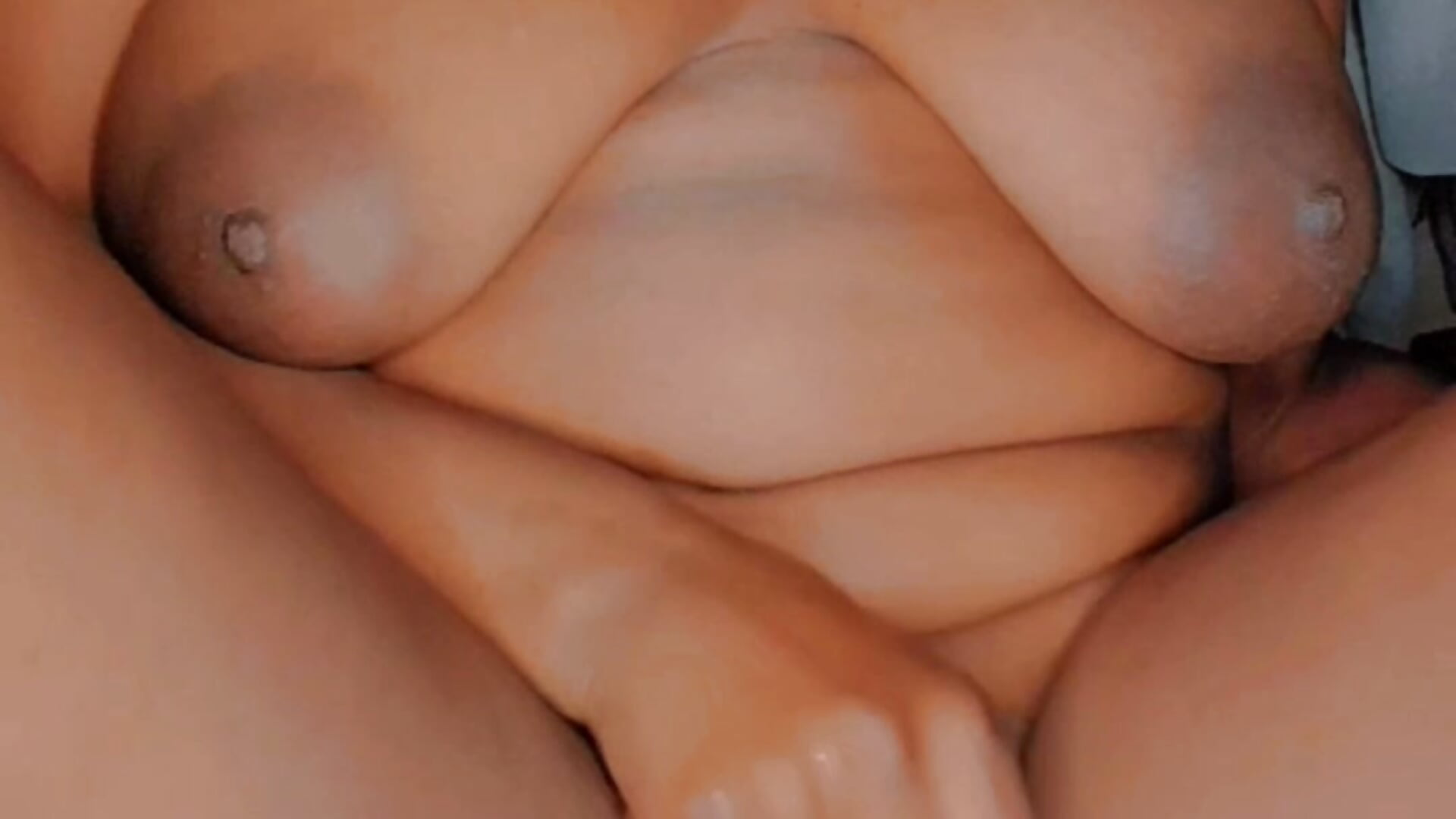 Fingering wet pussy while pressing boobs - video by Brinaz cam model