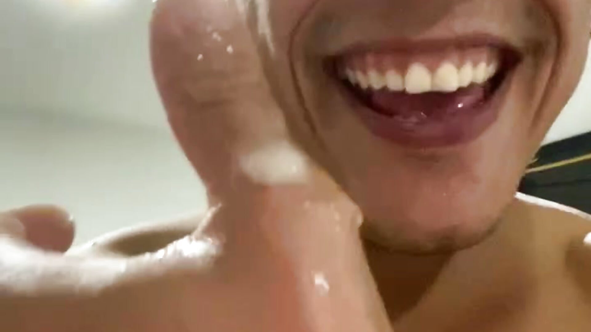 Bruno’s cum on his face ! - video by Brunocuttie94 cam model