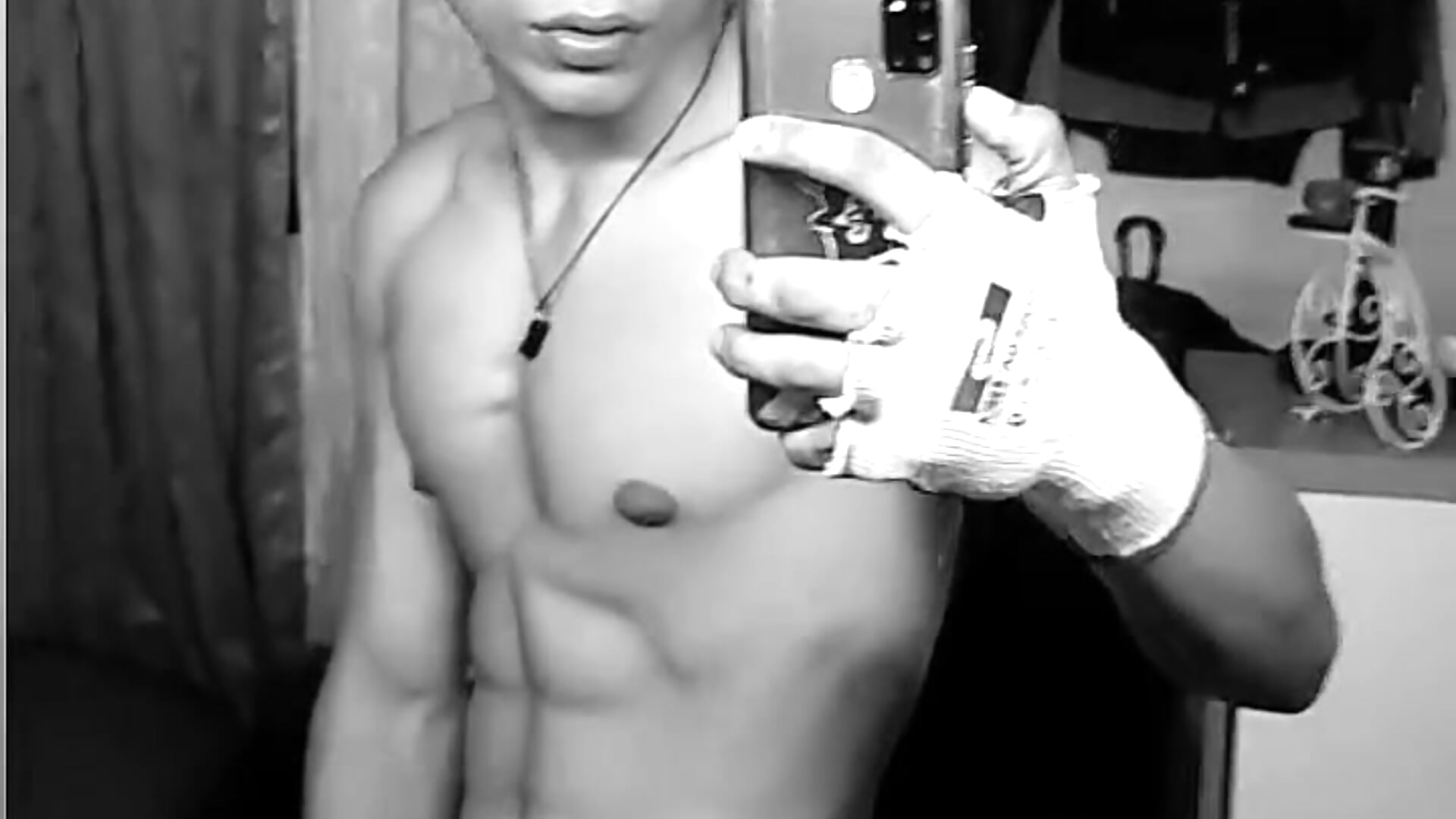 Exercise at home - vídeo de la modelo de cam Alex-reddemon