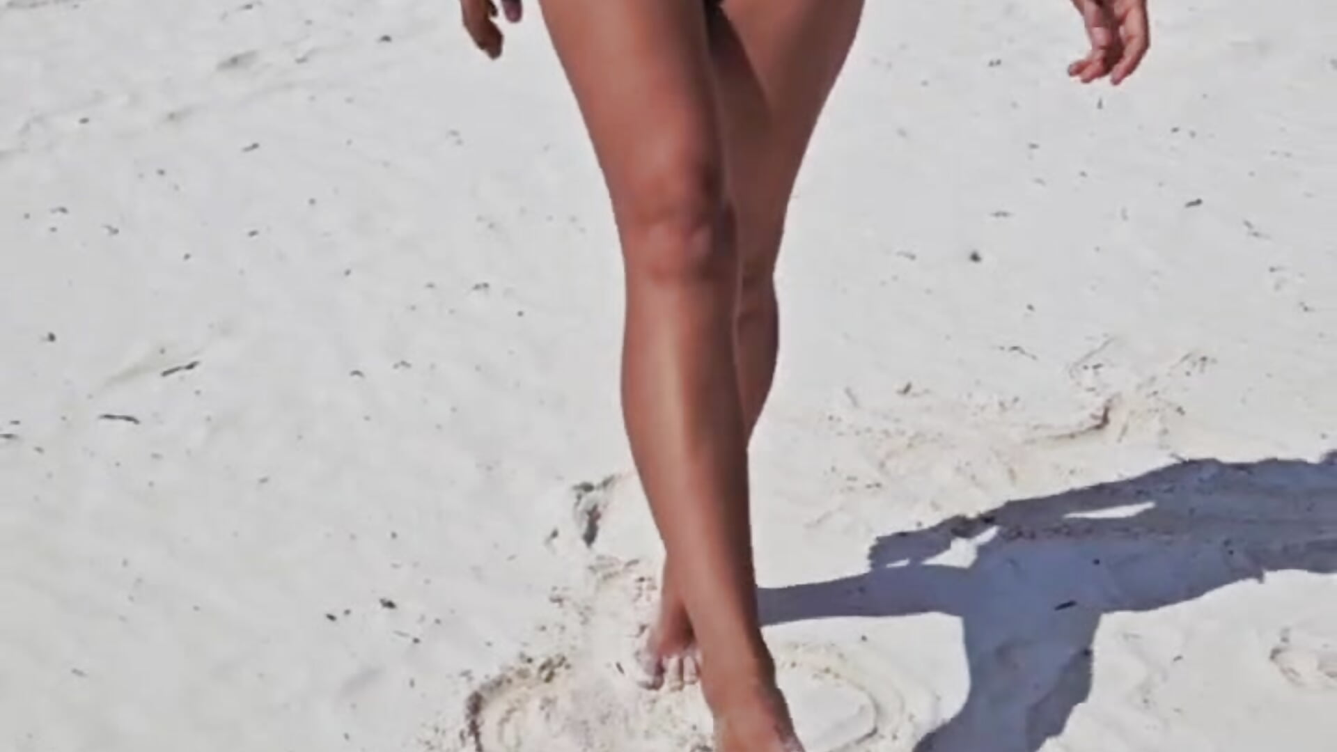 Tease on the beach...