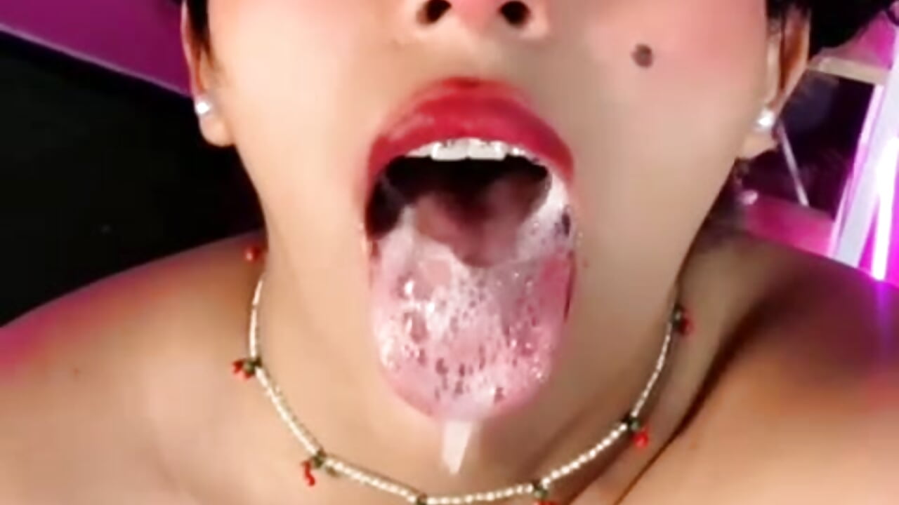 you would like an ahegao with a lot of saliva