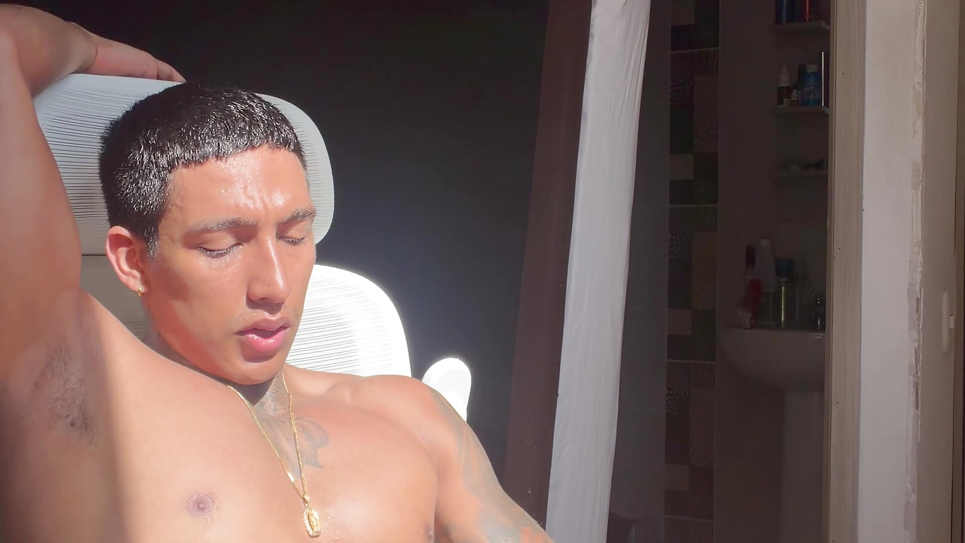 I woke up very hot this morning, semen massage