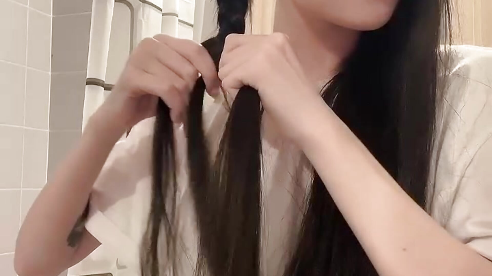 Making myself braids