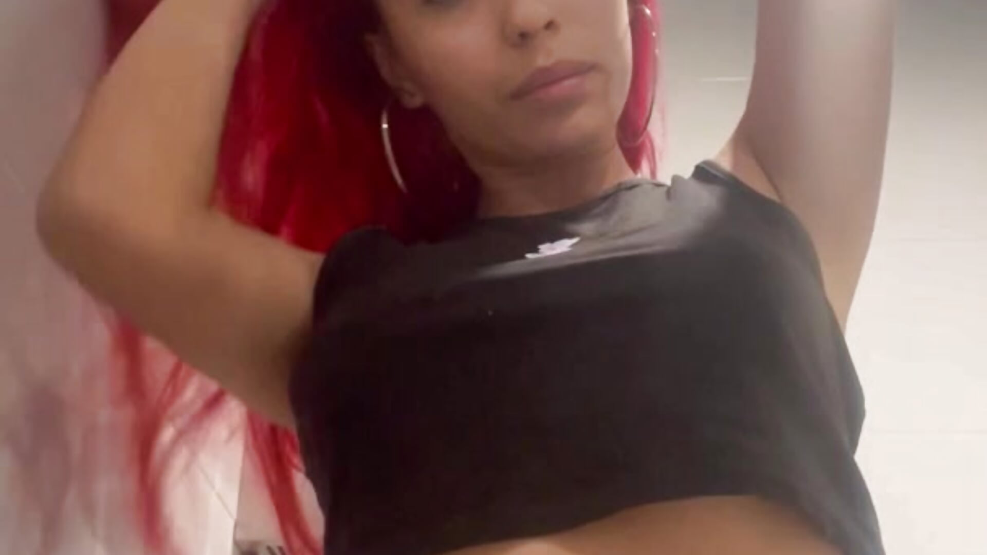 Naughty in the bathrooms of my university - video by SteffanyBeck cam model