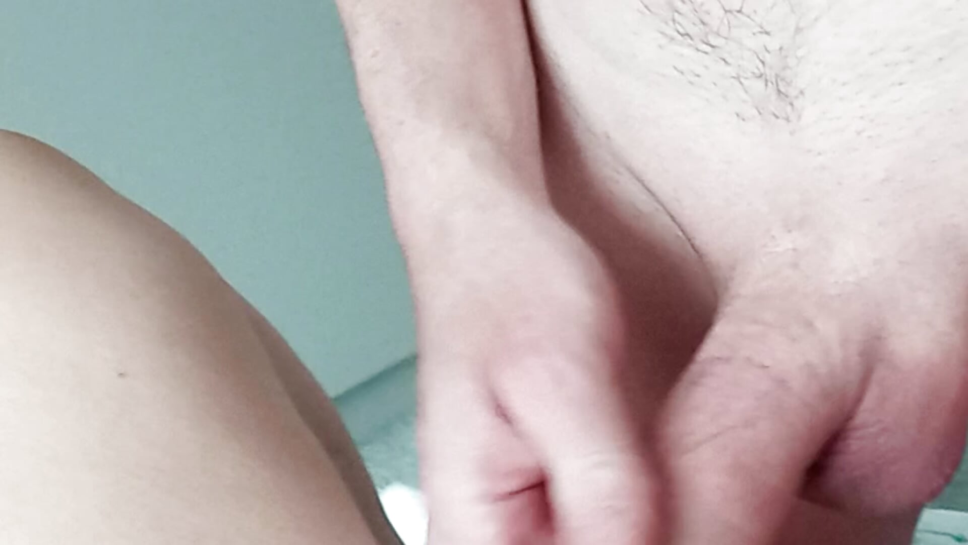 Wanking us both and Steve ready to blow! Hear me beg for cock!