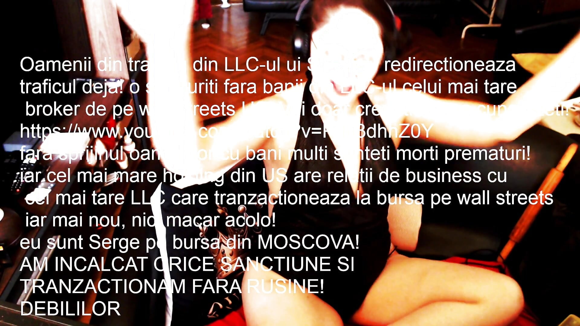 BECAUSE I DONT HAVE NOTHING TO LOSE IT, DEBILILOR! – video modela na kameri Imperatriza