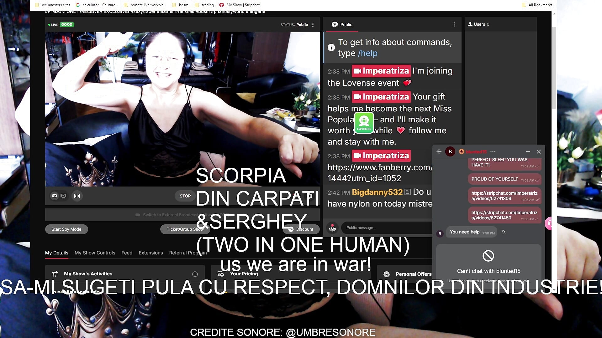 i dont need help! i deserve millions of tokens! - video av Imperatriza cam model