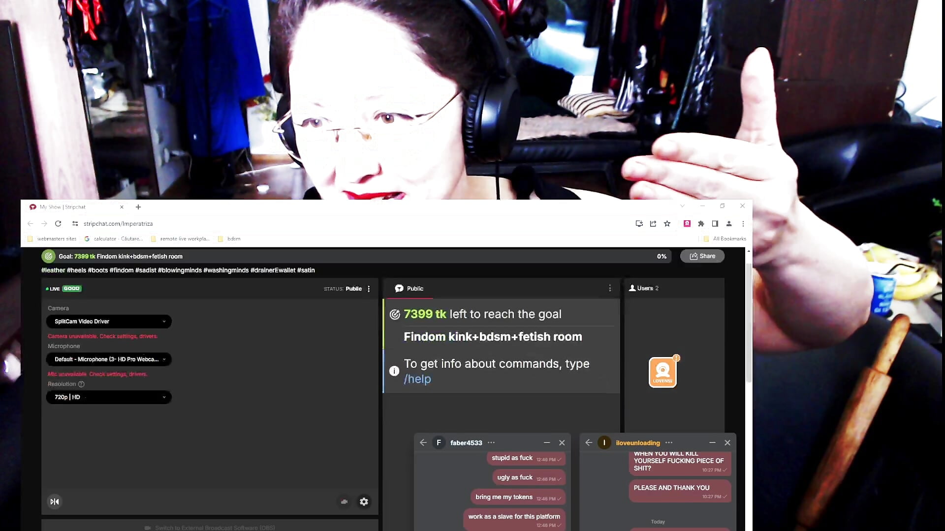 Good morning, ugly/stupid/useless as fuck, bitch! become usefull for us(site&me)– Imperatriza kameramodell videója