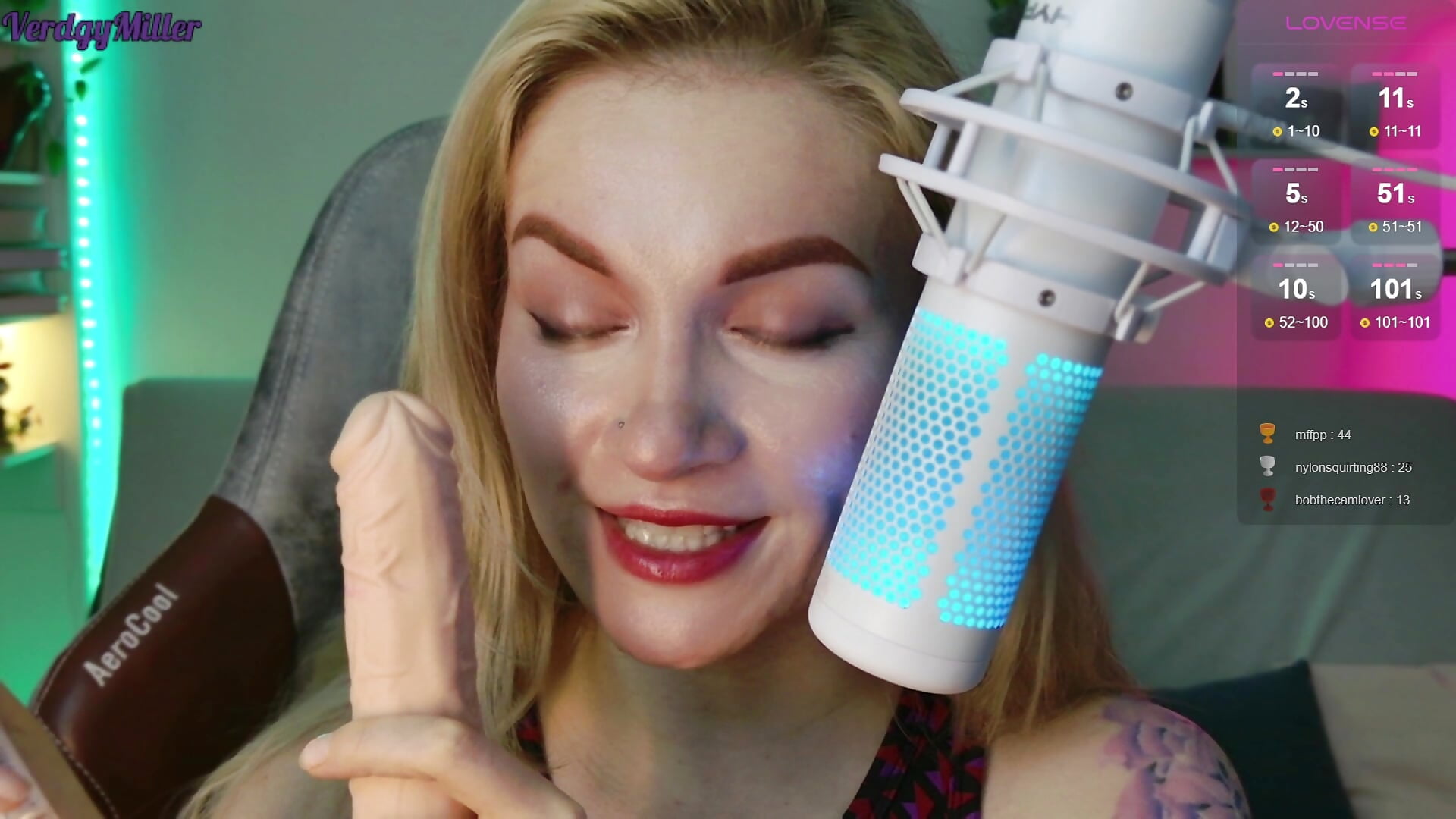 ASMR BJ close up– Goddess_VerdgyVi kameramodell videója