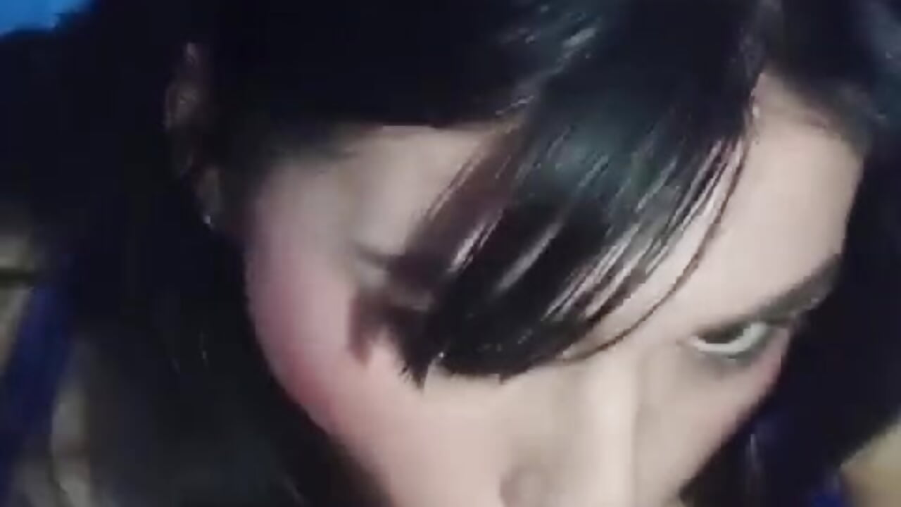blowjob and a lot of saliva