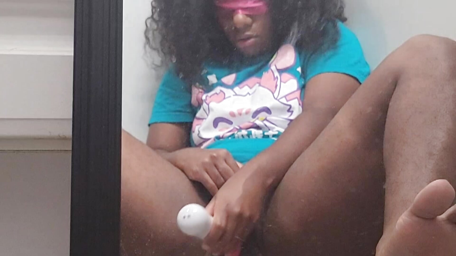 Blindfolded in the Mirror: Insomnia Relief Squirt Session