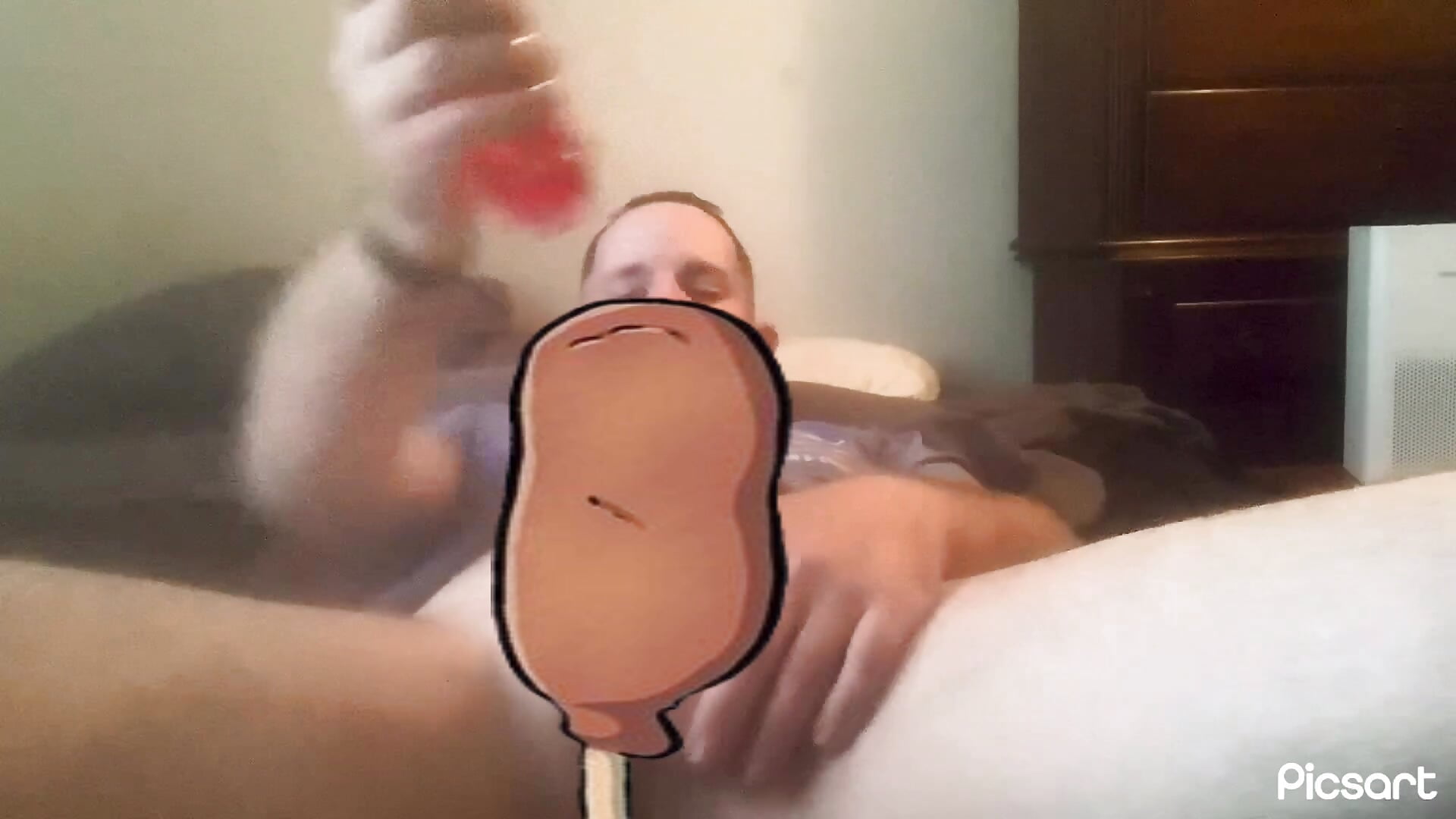 Me with my corndog – video af Maxgirthx