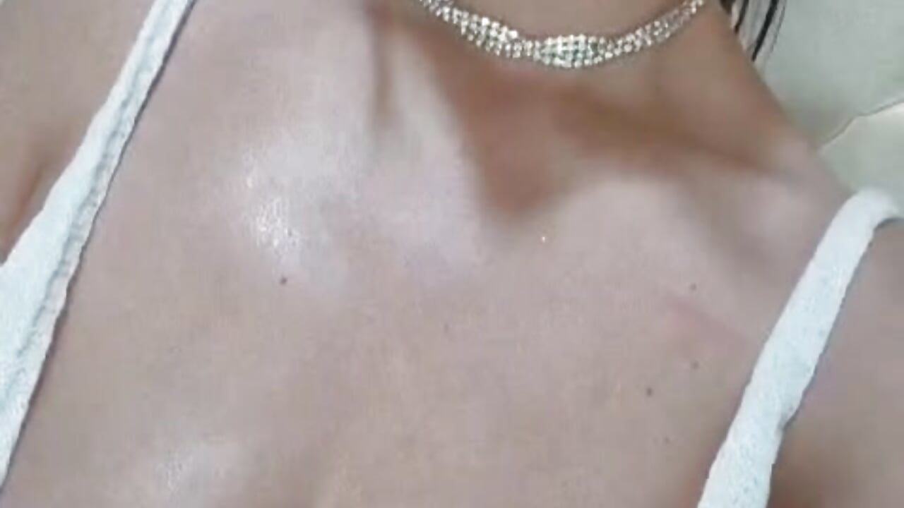 Full cum covered my huge shaggy tits - video by OliveWilson cam model