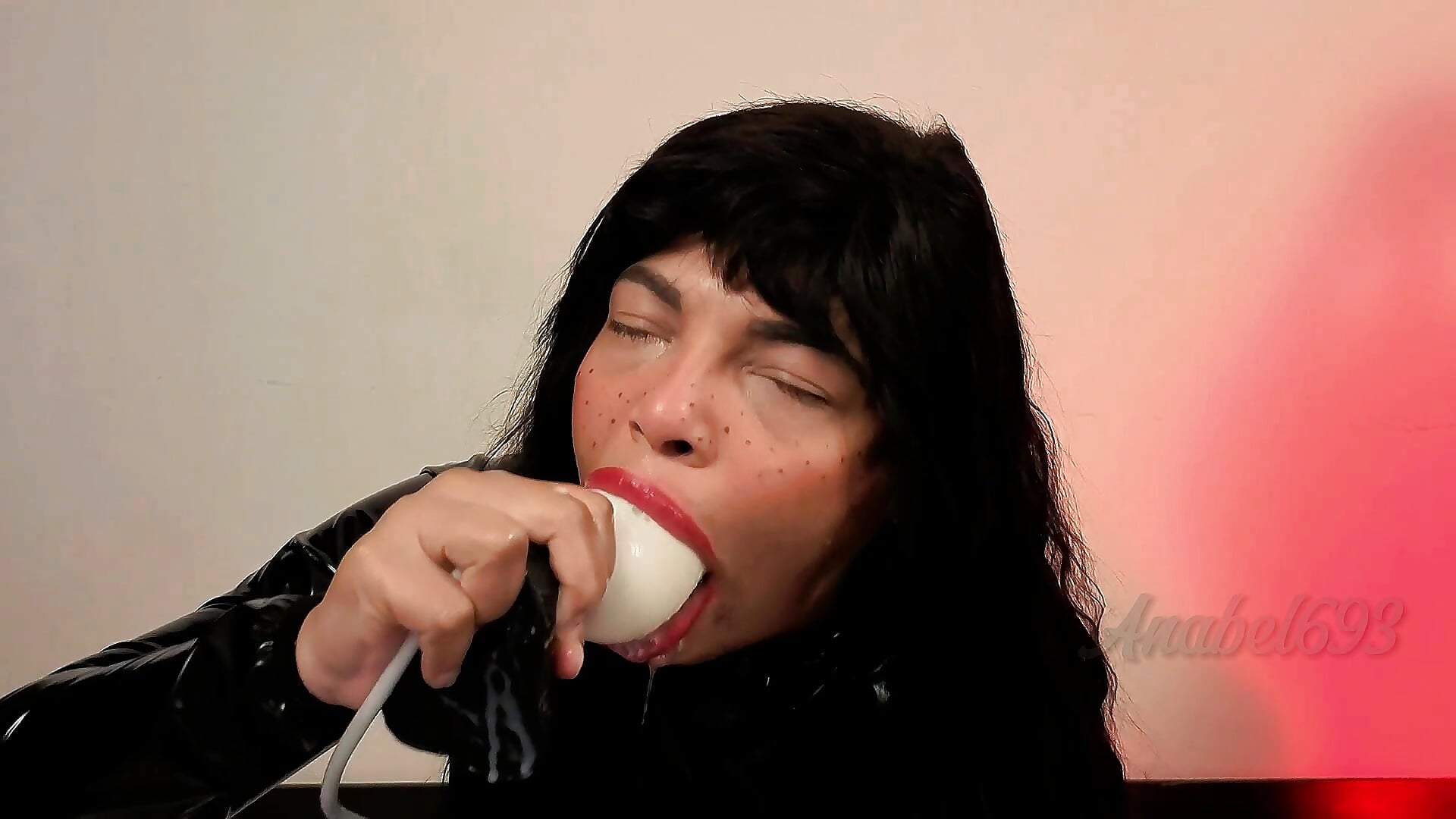 condom full semen in my throat goat - video by Anabel693 cam model